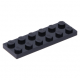 LEGO lapos elem 2x6, fekete (3795)